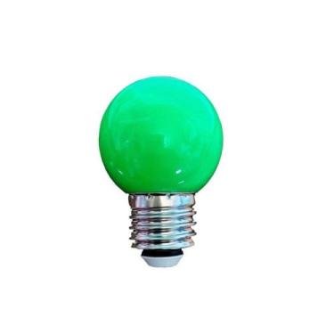 Imagem de Kit 15 Lâmpadas Led Mini Bulbo Bolinhas E27 1w 5 Cores 110/220v - Embu