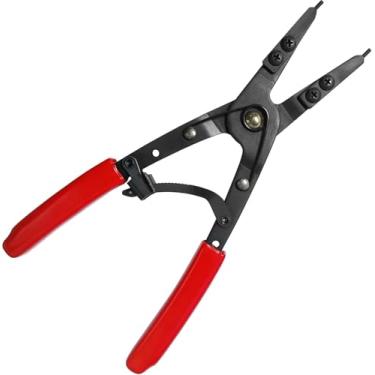 Imagem de Alicate de anel de encaixe de eixo 38700, kit de ferramentas automotivas vermelhas para picapes Ford 2007 e mais recentes com mecanismo de trava de catraca (vermelho)