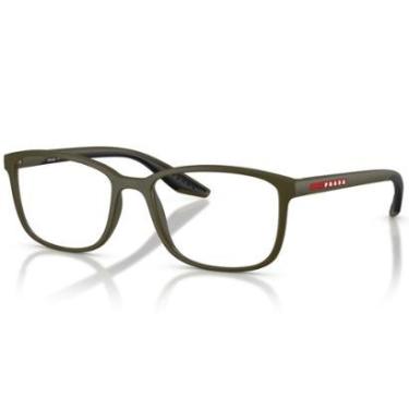 Imagem de Óculos de Grau Prada Linea Rossa Verde PS07RV 15X1O1-55-Masculino