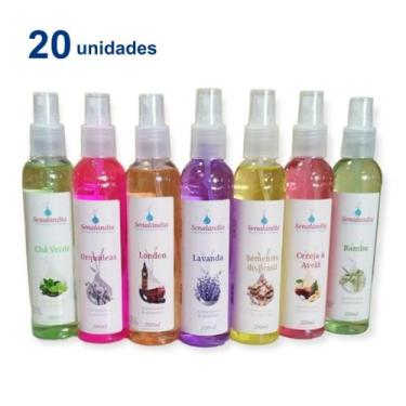 Imagem de Kit 20 Aromatizador Ambiente Spray de Borrifar no Ar de 200ml Marca Se