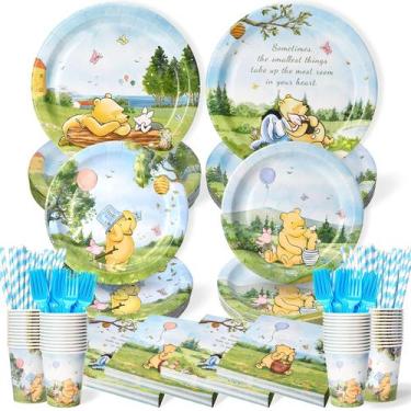 Imagem de Conjunto de talheres Vistico 300 unidades Winnie Bear Baby Shower