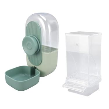 Imagem de Distribuidor de água do Alimentador de Pássaros Grande Conjunto Com Alimentador de Gaiola de Papagaio Automático para Cockatiels Finches Pombinhos