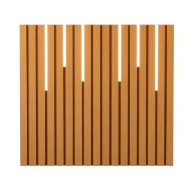 Imagem de Cabeceira Ripada Cama De Solteiro Com Led Nagoia Nature