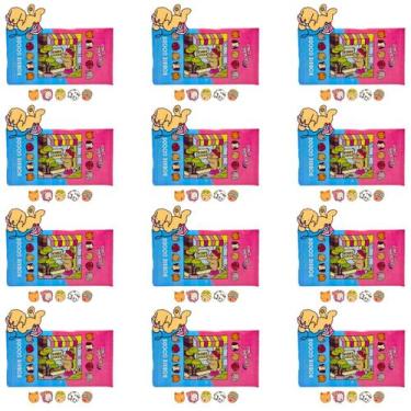 Imagem de 12 Cartela Boobie Goods Card com 4 unidades cada para colorir colecion