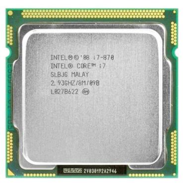 Imagem de Processador Gamer Intel Core I7-870 De 4 Núcleos E 3.6Ghz