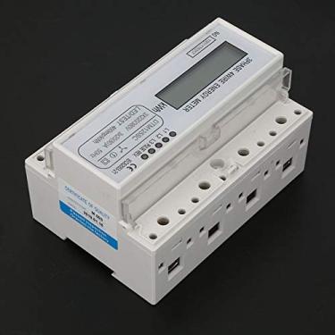 Imagem de Medidor de Energia Elétrica Digital do Medidor de 3 Fases KWh Com Consumo de Energia LCD 220/380V 20-80A DTM125SC SMART METER