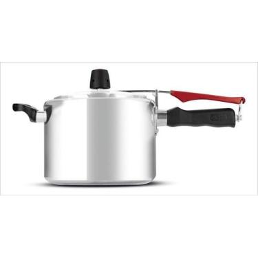 Imagem de Panela De Pressão Clock Polida Fechamento Interno 4,5L - T.L Moveis