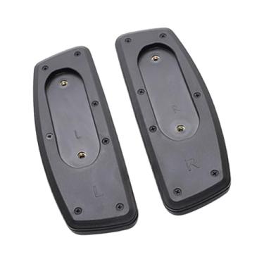 Imagem de Amagogo 2x Almofadas de apoio de braço para cadeira de escritório, substituição de apoio de braço, capa à prova d'água, fácil de instalar, almofada, Montagem Fixa