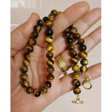 Imagem de Chocker em Esferas de Olho de Tigre - Colar 