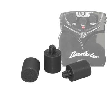 Imagem de Botão de substituição SplashNColor para pedal de efeitos de distorção de metal preto café Danelectro – ABS premium – Compatível com pedais de distorção/overdrive/Fuzz – controle durável e preciso