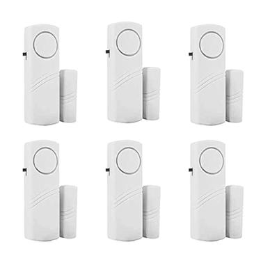 Imagem de CaoXiong Pacote Com 6 Alarmes De Janela - Sensor Magnético Para Segurança Residencial, Infantil Em Portas Piscina