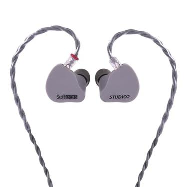Imagem de LEAUDIO Softears Studio2 Fone de ouvido intra-auricular 2 Série Expertise de drivers de armadura equilibrada com 2 pinos de 0,78 mm