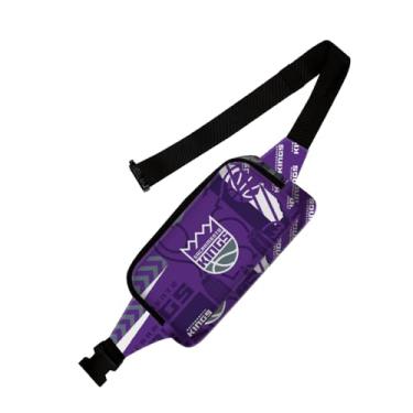 Imagem de Pochete Sacramento Kings – Bolsa de cintura ajustável para viagens e esportes