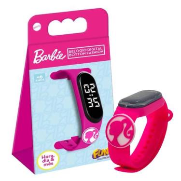 Imagem de Relógio Infantil Digital Barbie Botton Fashion Fun - Fun Divirta-se