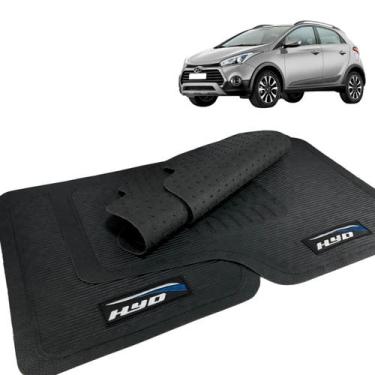 Imagem de Jogo Tapete Automotivo Borracha Hyundai HB20X 2014/2025 - Premium