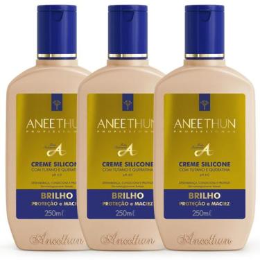 Imagem de Kit Creme de Silicone Linha A  Aneethun 250ml cada 3 unidades