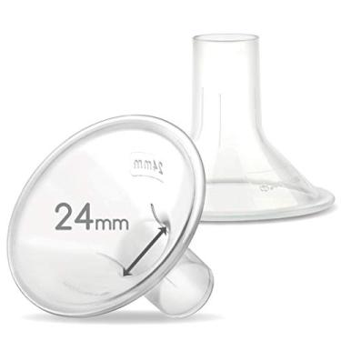Imagem de Maymom Marca 13 mm 2xDuas Peças Pequeno Protetor de seio para bombas de seios Medela., 24mm