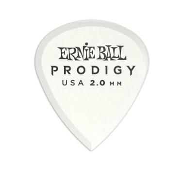 Imagem de Ernie Ball Prodigy Guitar Picks, Mini, White 2.0mm, 6-pack (P09203)