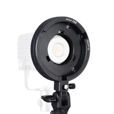 Imagem de Serounder Bowens Mount Adapter, Alumínio Camera Flash Bracket Holder Com Umbrella Hole para LED Light Softbox Beauty Dish Reflector, 1,65 Cm Light Stand Interface