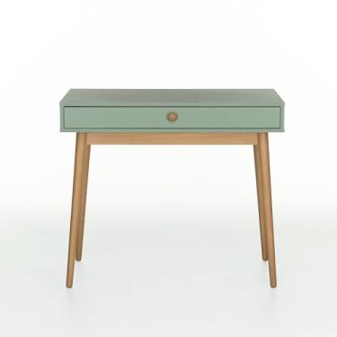 Imagem de Escrivaninha Liva 1 Gaveta 90 cm x 53 cm Verde Jade