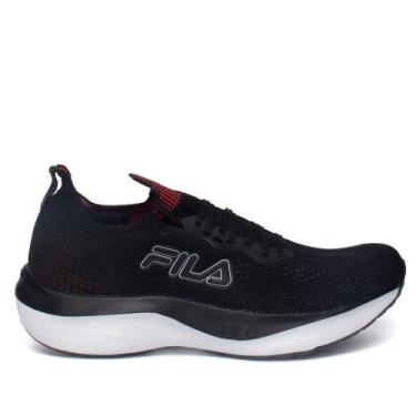 Imagem de Tênis Masculino Fila Go Trainer Preto/Vermelho, Preto, Vermelho, 41