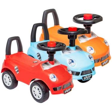 Imagem de Triciclo Infantil de Passeio Andador Totoka Carrinho Bebê ATENTU, Verm