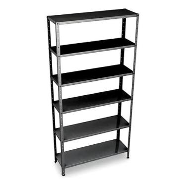 Imagem de Prateleira de Aço Slim Premium Com 6 Bandejas Suporta ate 180kg - MOBI