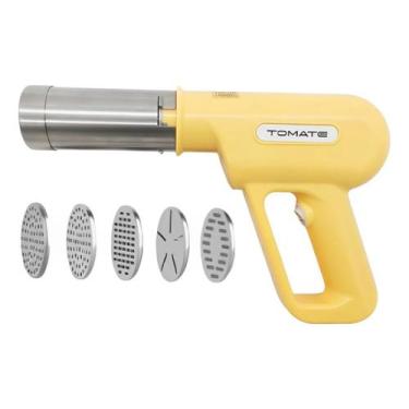 Imagem de Maquina De Macarrao S Fio Eletrica Portatil 5 Moldes Usb - Generica