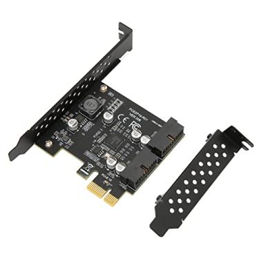 Imagem de lyrlody PCIE para USB 3.2 Porta Dupla 5 Gbps Adaptador de Cartão Com Capacitores Sólidos, Alta Potência DC, Transferência de Dados de Alta Velocidade, Compatibilidade Perfeita e Configuração Fácil,
