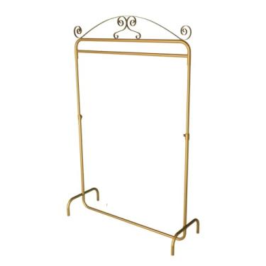 Imagem de Arara para Roupas Desfile Vintage 1,00m Para equipar sua loja ou seu closet (DOURADA)