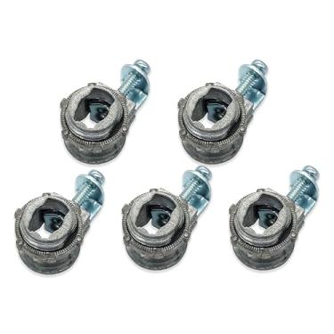 Imagem de Sonilco Conector de metal para tubulação elétrica para conduíte listado pela UL (sela pacote com 5)