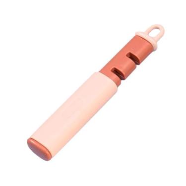 Imagem de Descascador e Afiador de Facas 2 em 1, Rosa, 20 cm, Material ABS/Cerâmica/Aço Inox