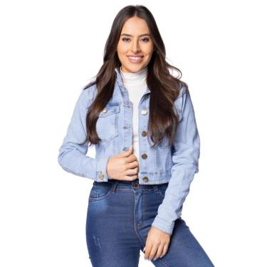 Imagem de Jaqueta Jeans Feminina Pitt-Feminino