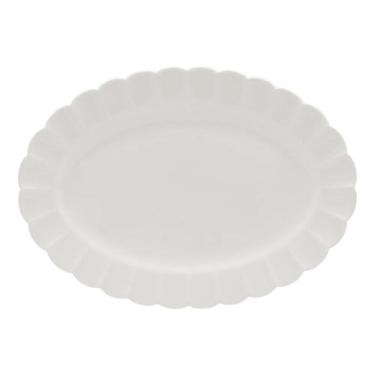 Imagem de Travessa Oval Em Porcelana Flora 41,5x29,5cm Oxford Camélia
