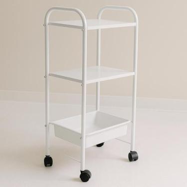 Imagem de Carrinho Auxiliar Estética Salão Manicure Cabeleireiro Beleza Pedicure