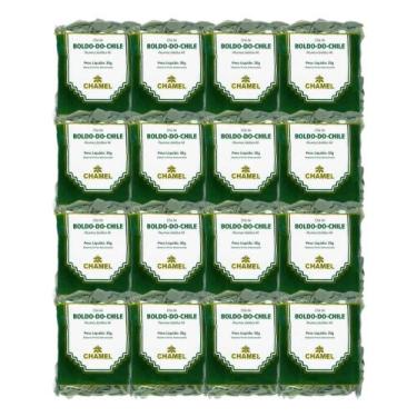 Imagem de Kit 16x Chá Pacote Boldo do Chile Folhas 30g - CHAMEL