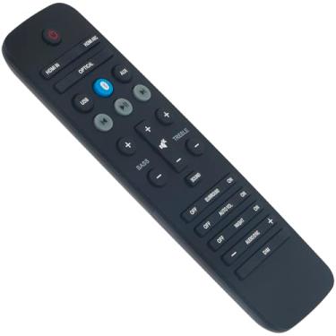 Imagem de YKF297-009 Controle remoto de substituição compatível com alto-falante Philips Fidelio Soundbar YKF297-006 HTL5120 HTL7180 HTL9100 HTL9100/12 HTL9100/79 HTL5120/12 HTL5140B/12 HTL5140B/12 HTLL9100/79