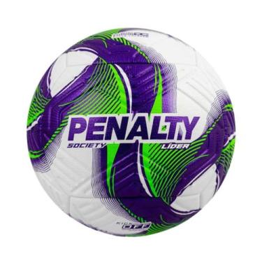Imagem de Bola De Futebol Society Penalty Líder Original Profissional, Branco, V