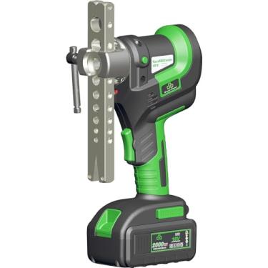 Imagem de Kit Flangeador Elétrico Sem Fio Excêntrico 1/4" a 3/4" com Rebarbador e Cortador SUPER STARS