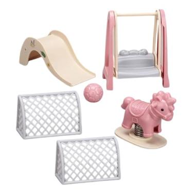 Imagem de Dynwave 1/12 Escorregador de parque de diversões para casa de bonecas, acessórios para jardim de fadas, brinquedo de faz de conta, acessórios para brinquedos,