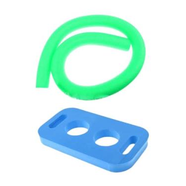 Imagem de RNXRZANK Macarrão de Natação para Atividades Na Piscina, Brinquedo Aquático, Bastões Flutuantes para Treinamento, Verde Azul