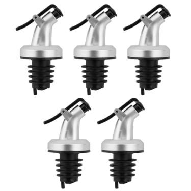 Imagem de Kit 5 Bicos Dosadores para Garrafas Azeite Vinagre