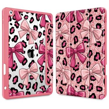 Imagem de Tuiklol Capa para iPad 10.2, versão 2021, 9ª geração, suporte embutido para lápis, suporte de três dobras, proteção de TPU (Poliuretano Termoplástico) para iPad 10.2 de 2020 e 2019 [8/7], capa com