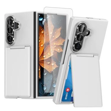 Imagem de Furiet Capa carteira de telefone para Samsung Galaxy Z Fold 7 5G 2025 protetor de tela de vidro temperado fino amortecedor híbrido duas camadas defensor suporte Hoder capa de telefone para ZFold7 Z7 G