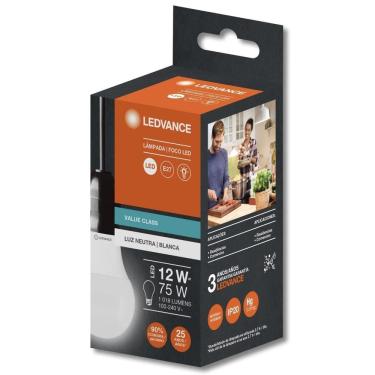 Imagem de Kit 70 Lampadas Led Cla75 12W 4000K 1018Lm Biv E27 - Osram