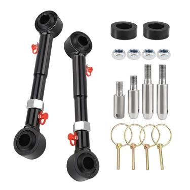 Imagem de CNSPEED Elevadores de desconexão de barras dianteiras compatíveis com Jeep Wrangler JK 2007-2018 6.3 cm-15.2 cm Lift Quick Disconnect System