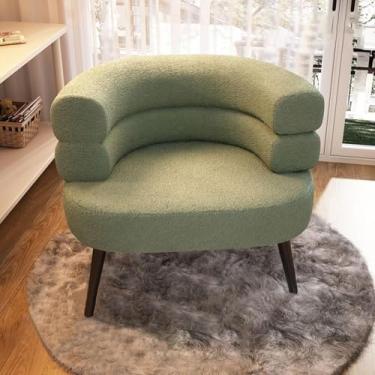 Imagem de Cadeira De Braço Cadeira De Acento, Cadeira De Sotaque, Grande Superfície De Assento, Não Lotada, Estável Carga-suporte, Durável, Moderna E Simples Cadeira De, Darkgreen, 70 * 50 * 70cm