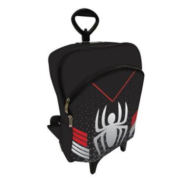Imagem de Mochila Plus Bolsa Escolar C/ Carinho - Aranha Dark - Criarte Presente