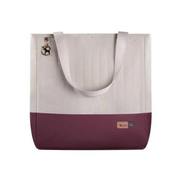 Imagem de Bolsa Maternidade Coleção Cores - Creme e Marsala - Alce
