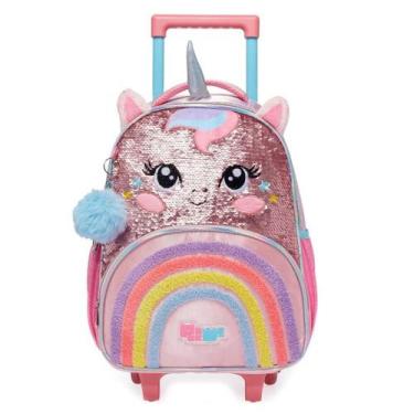 Imagem de Mochila De Rodinhas Pack Me Sweet Unicórnio Com Orelhas - Pacific